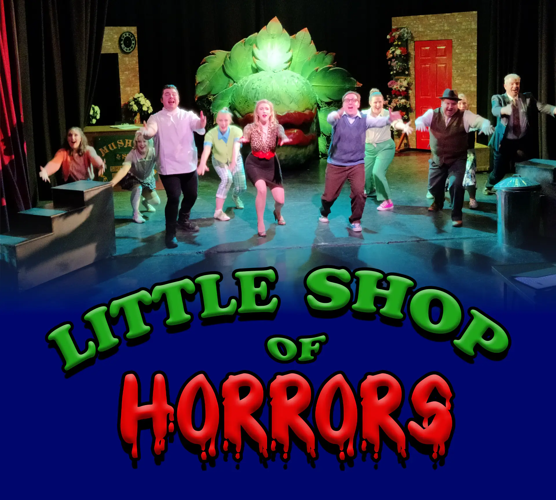 2023 Little Shop Horrors Brewhouse Burton Production Cover